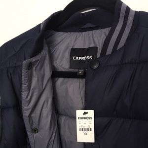 Express Men’s Varsity Bomber Jacket